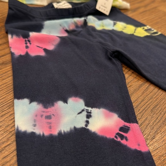 Splendid Toddler Girl Lime Tie Dye Legging Set - Picture 6 of 8